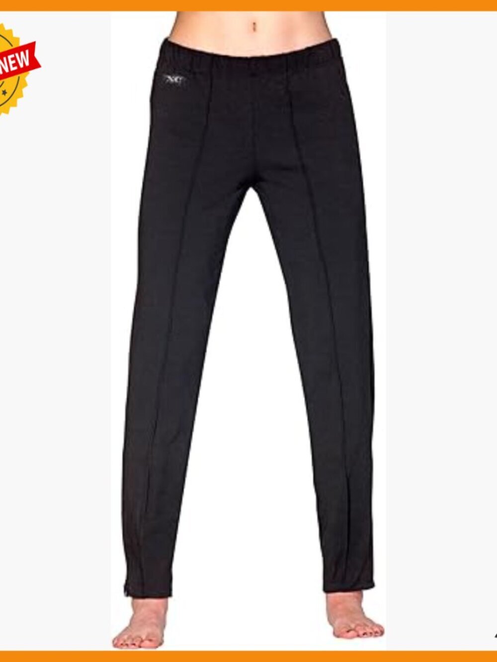 Warm Windproof Winter Sports Pants, Large Petite, Polyester Blend